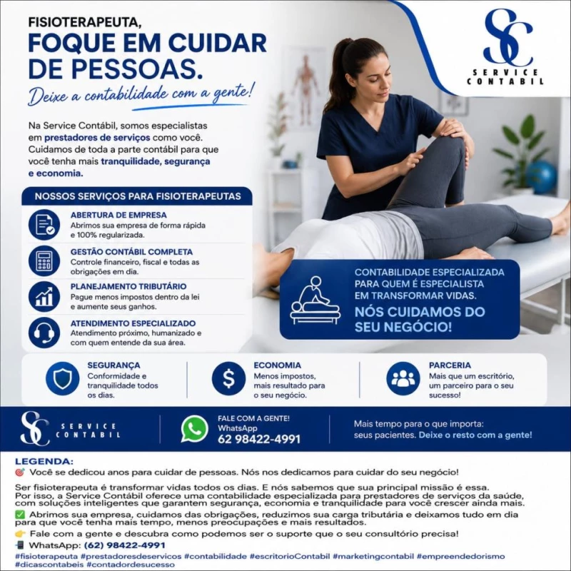 Contabilidade para fisioterapeuta